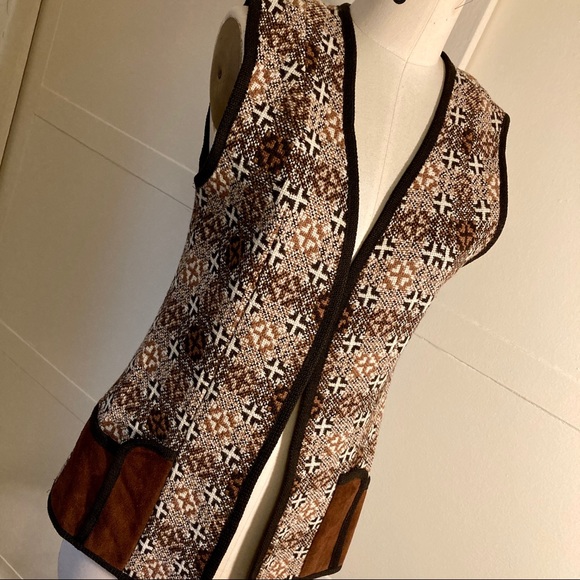 Vintage 70s wool vest - Picture 1 of 9